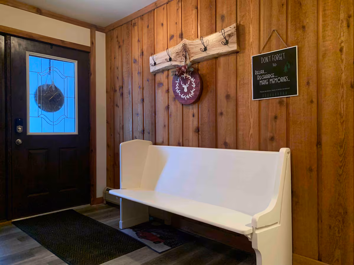 Entryway at Clink's Cabin